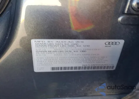 2017 Audi Q5 Premium Plus z USA, uszkodzony, nr VIN WA1L2AFP2HA055115